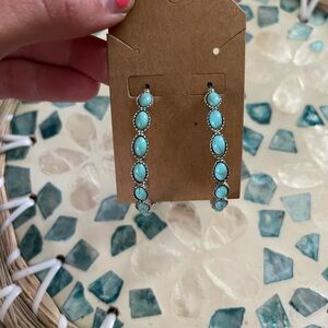 Elegant Turquoise Drop Earrings